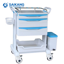 SKR-ET223 Chariot médical en plastique médical d&#39;ABS d&#39;hôpital de drogues